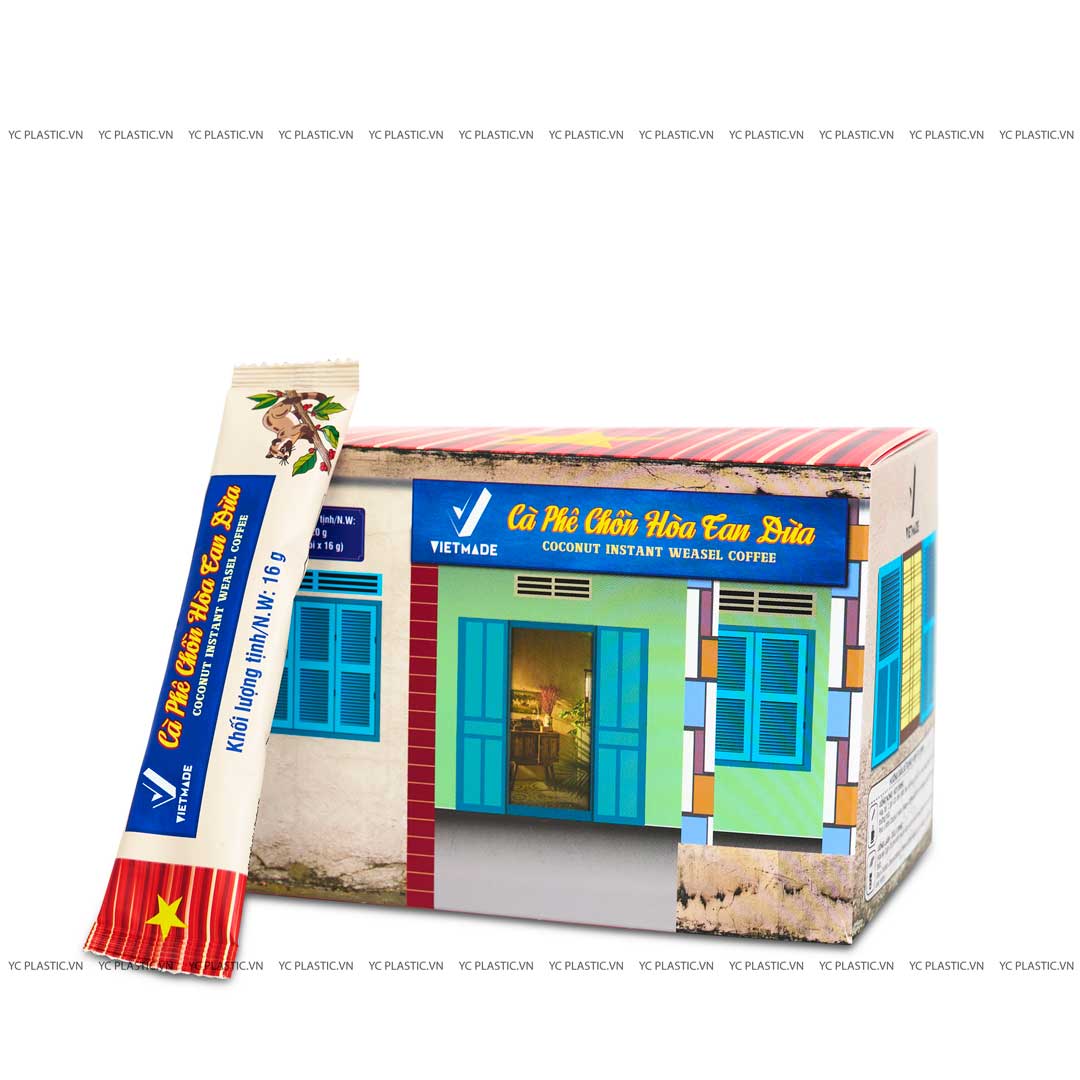 Màng BOPP cà phê hoà tan YC Plastic